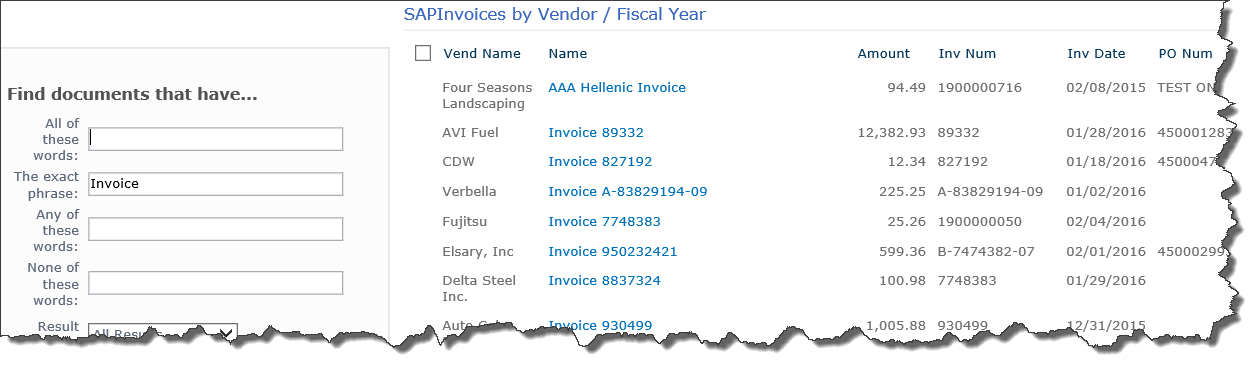 V-Link SAP SharePoint