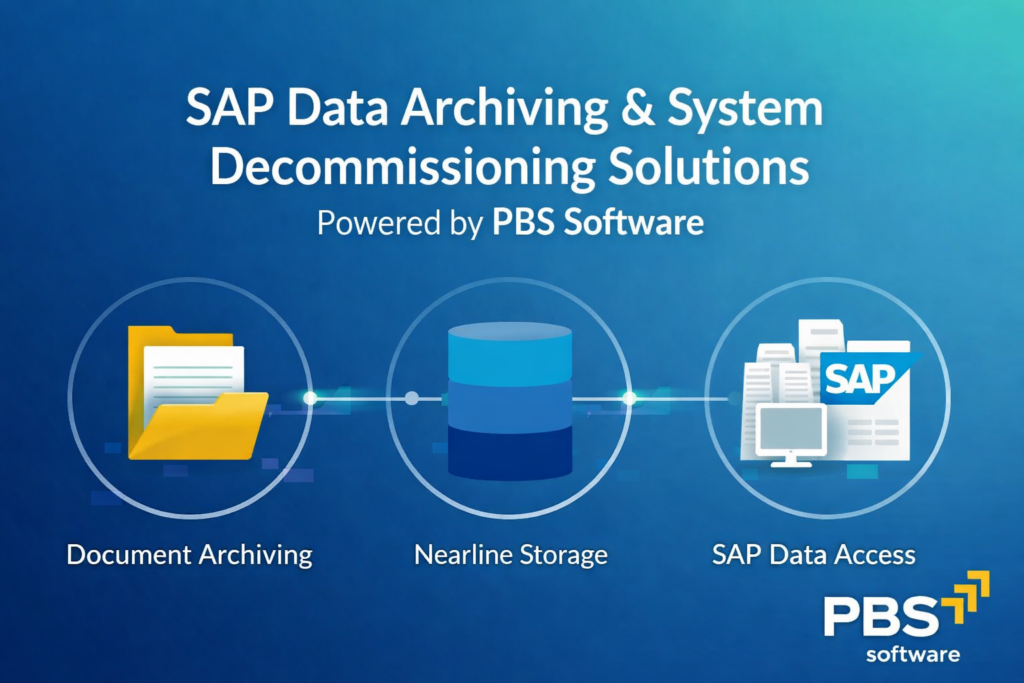 SAP data archiving, nearline storage, and system decommissioning solutions powered by PBS Software